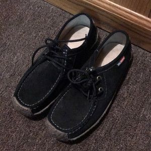 Women Snail Casual Lace-up Genuine Leather Flat